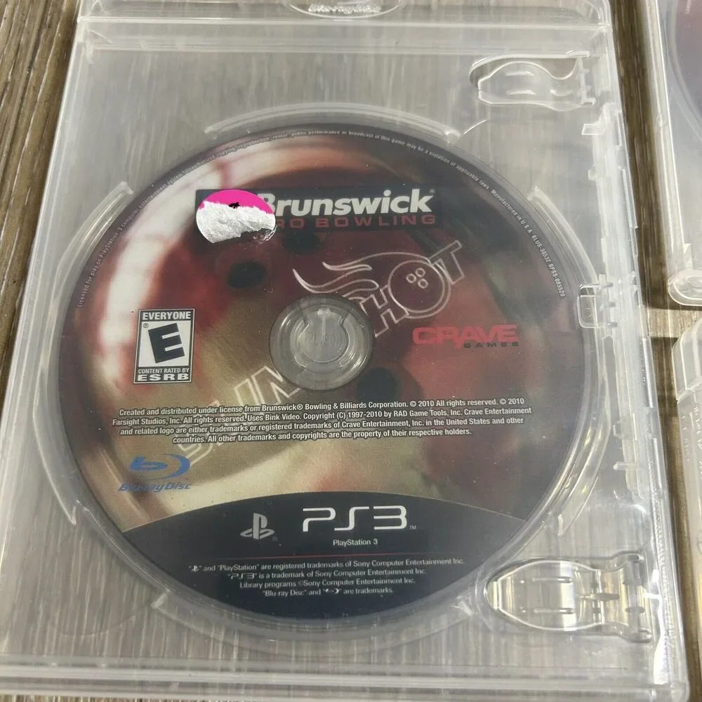 Lot of 5 Sony PlayStation 3 PS3 Games - Madden, MLB, NBA, Bioshock, Brunswick